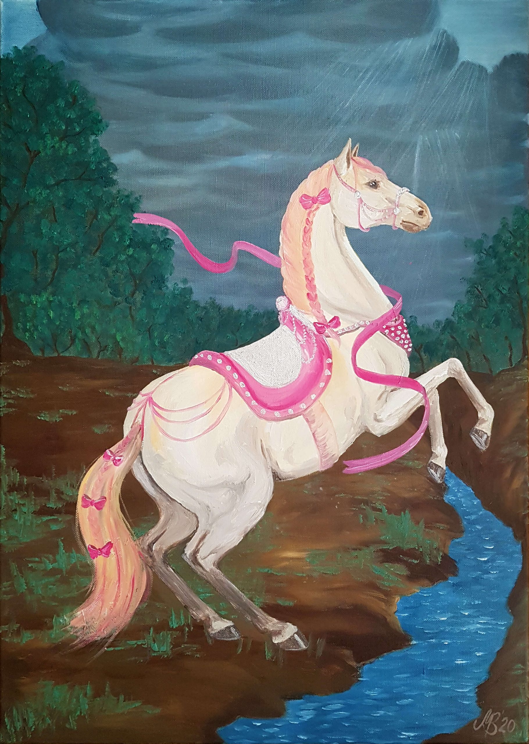 Pink küsst Schimmel